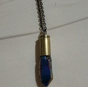 Ahmong Charms Handmade Bullet Crystal Necklace